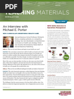 Teaching Materials: An Interview With Michael E. Porter