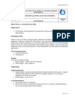 Instrumental Food Analysis (CFB 40503) Unikl Lab Manual Micet