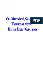 One - Dimensional, Steady - State Conduction Without Thermal Energy Generation