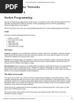 Socket Programming