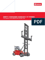 Empty Container Handler 8-10 Tonnes: Technical Information Dce80-100