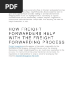 The Freight Forwarding Process Flow