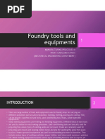 Foundry Tools and Equipments PDF