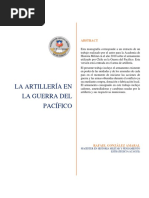 Artillería en La Guerra Del Pacífico. González Amaral PDF