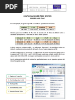 Configuracion de Ips de Gestion