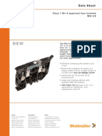 Ex Fuse Holder Terminal Block - Weidmuller - WSI4-2