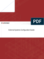 Fortisiem External Systems Configuration Guide PDF