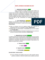 Eucaristía Jóvenes 03 de Marzo de 2019