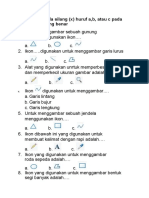 Soal Latihan Semester 2 Kelas 1 2019