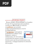 Definición Depower Point