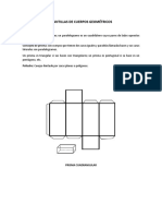 Plantillas de Cuerpos Geométricos