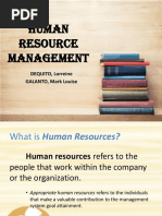 Human Resource Management