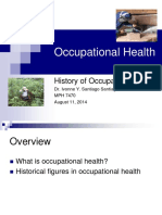 Class 1 History Occupational Medicine - PPTCR