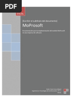 Implementacion Del Modelo MoProsoft