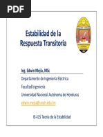 8 - IE415 (Estabilidad de Respuesta Transitoria) PDF