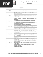BCA VI Sem Computer Graphics & Multimedia