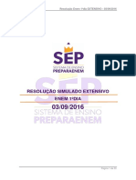 Resolução Simulado Enem 1ºdia 03 09 2016 Extensivo PDF