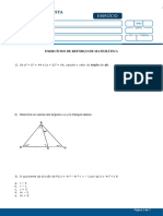 Exercícios Matemática 8º Ano