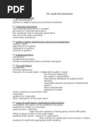 F8 - Audit and Assurance