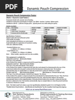 Pouch Compression Tester - P1500D