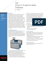 CNO Option - Analysis of Low C, N and O in Steels by Optical Emission