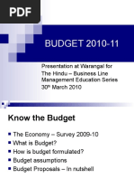 Budget 2010-11