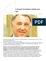 Le Secteur Minier en Afrique Subsaharienne Problematiques Enjeux Et Perspectives