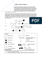 Pedigree Analysis in Humans: Background Information