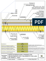 Muro Exterior Steel Framing Con Distintos Tipos de Revestimiento Interior