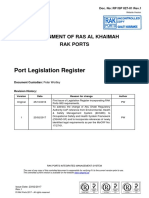 Port Legislation Register Rev 1