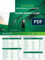 Singapore Industrial Asking Rental Guide (2018.07)