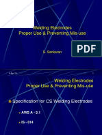 Welding Electrode Usage