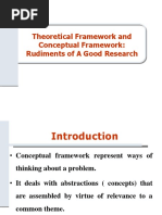 Theoretical and Conceptual Frameworks