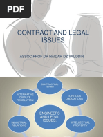 Contract and Legal Issues 