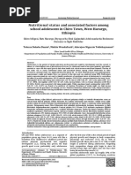 Nutritional Status and Associated Factors Among School Adolescent in Chiro Town, West Hararge, Ethiopia