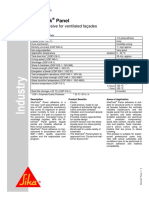 Sikatack Panel: Panel Adhesive For Ventilated Façades