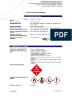 Hoja de Datos de Seguridad Fuel # 6