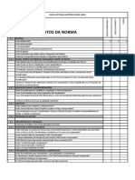 Check List Auditoria OHSAS 18001