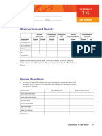 Observations and Results: Lab Report