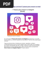 7 Passos para Crescer No Instagram (Ebook) (Como Crescer No Instagram Rápido)