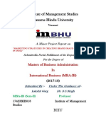 Institute of Management Studies Banaras Hindu University