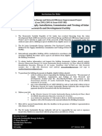 Procurement of Supply, Installation, Commission and Testing of Solar Research and Development Facility