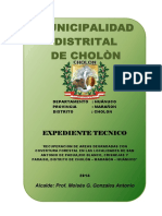 Expediente Tec - Proyecto Forestal Cholon CARATULA