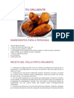 Pollo Frito Crujiente