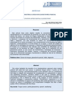 Rehabilitación Foniátrica Luego de Glosectomía Parcial