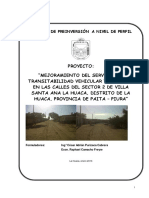 Proyecto de La Huaca PDF