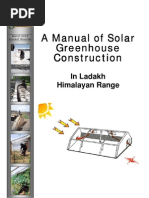 Solar Greenhouse Construction Manuel by Vincent Stauffer