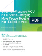 Cisco Telepresence Mcu 5300 Series - Bringing More People Together With High Definition Video