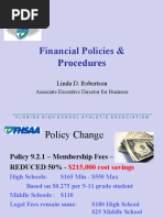 Financial Policies & Procedures: Linda D. Robertson