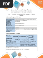 Guia de Actividades y Rubrica de Evaluacion. Fase 4. Presentar Un Modelo de Liderazgo para El Talent Humano